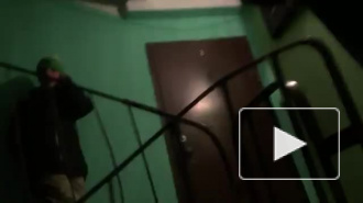 Появилось видео пожара на Будапештской улице в Петербурге