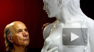 Луганский скульптор изваял голую Волочкову в мраморе
