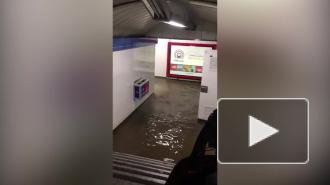В Мадриде из-за ливня затопило несколько станций метро