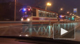 На Бухарестской улице собралась пробка из восьми трамвае...