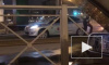 Ночью на трамвайных путях в Приморском районе застало два автомобиля 