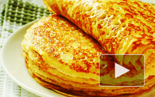 Рецепты блинов на молоке, кефире, с мясом и без яиц на Масленицу