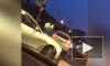 Видео: ВАЗ пробил ограждение на дороге в Московском районе