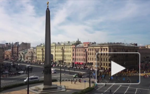 Петербуржцы сняли на видео крестный ход в честь Александра Невского