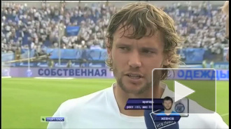 Зенит побеждает Краснодар со счетом 2:0 после 1-ого тайма