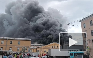 Видео: пожар ранга №1-БИС тушат на Днепропетровской улице