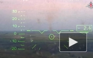 Минобороны: экипаж Ка-52 уничтожил движущуюся бронетехнику ВСУ ракетами "Вихрь"