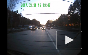 ДТП на повороте.