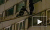 В Новосибирске спасение неадекватного "человека - паука" попало на видео