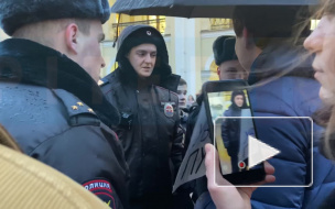 Участников одиночных пикетов задерживают в Петербурге