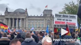 В Берлине демонстранты потребовали отмены антироссийских санкций