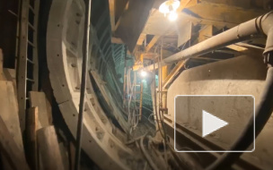 "Метрострой" показал ход строительства станции "Юго-Западная"