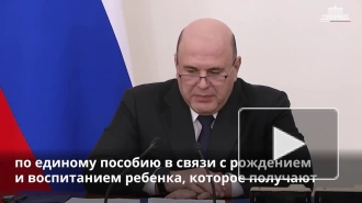 Мишустин: детские пособия не будут считать доходом при оценке нуждаемости семьи