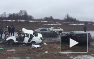 В сети появилось жуткое видео смертельной аварии под Рязанью на М-6