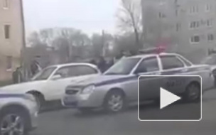 Видео погони из Благовещенска: пять экипажей ДПС с трудом задержали пьяного лихача