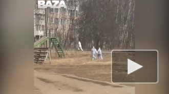 Погоня медиков в спецкостюмах за россиянином из-за коронавируса попала на видео