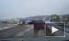 Видео из Смоленска: В ДТП с внедорожником "Ниссан" у ВАЗ 2115 "сложило крышу" 