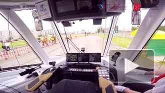 В конкурсе лучших водителей в Петербурге поучаствовал беспилотный трамвай