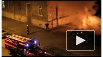 БМВ взорвали ночью в Петербурге