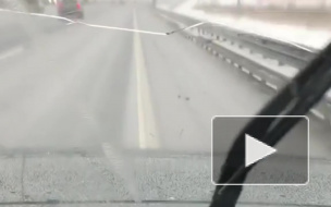 Петербург намертво встал в пробках из-за непогоды