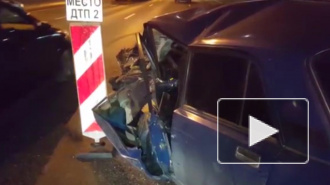 Жуткое видео из Москвы: в массовой аварии пострадали три человека