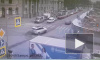 Видео: на  пересечении Большого Сампсониевского и 1-го Муринского проспектов столкнулись Pajero и  Lancer