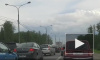 Утром понедельника Московское шоссе стоит в мертвой пробке