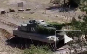 Видео: Немецкий танк Leopard 2 опозорился на учениях в Швеции