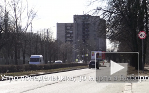 Видео: Выборг опустел в первый день "выходной недели"