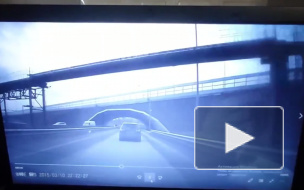 "Солярис" попытался уйти от аварии, но вылетел на встречку в Девяткино