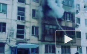 Крупный пожар произошел в Астане в жилом доме