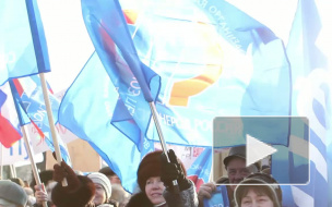 В Петербурге закончился митинг «За Путина!»: 60 тысяч больше похожи на 10