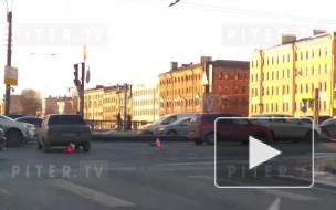 На пересечении Московского проспекта и Обводного канала столкнулись четыре легковушки