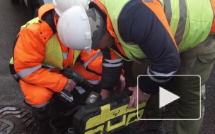 В Петербурге прошел смотр техники ГРИ для демонтажа рекламных конструкций