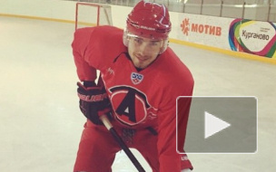 Шипулин принял участие в хоккейной тренировке