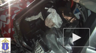 Появилось видео аварии, в которой погибли две девушки из Ульяновской области