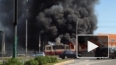 На Пискаревском проспекте сгорел трамвай, очевидцы ...