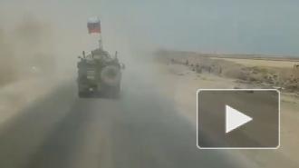 Российские военные в Сирии перебросили боевую технику через Евфрат