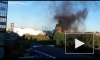 Пожар: на Дальневосточном проспекте черными клубами дыма затянуло небо 