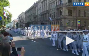 В Петербурге проходит генеральная репетиция парада ВМФ