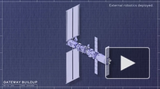 NASA показало видео создания новейшей лунной космической станции Gateway