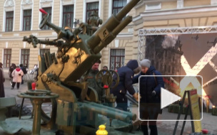 Во дворе Академической капеллы создали живой мемориал в память блокадному Ленинграду