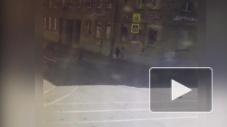 Наезд на школьника на Лермонтовском проспекте попал на видео