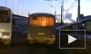 В Нижнем Новгороде загоревшийся автобус попал на видео