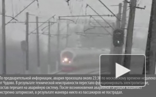 Стала известна причина аварийной остановки "Сапсана"