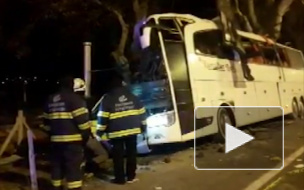 Появилось видео страшной аварии в Турции, в которой погибли 13 человек 