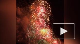 Пользователи соцсетей поделились яркими видео салюта в честь 75-летия Победы