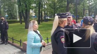 В Москве задерживают участников акции солидарности с Хабаровском