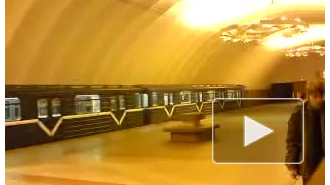 Петербуржец упал под поезд и побежал в тоннель метро