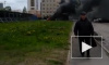 Появилось видео, как горит автомобиль в Шушарах